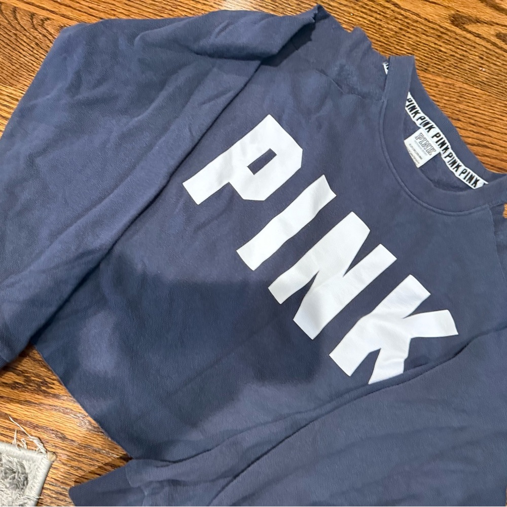 Victoria's Secret PINK Navy Sweatshirt